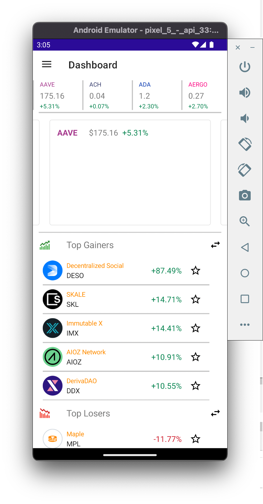 Dashboard Data